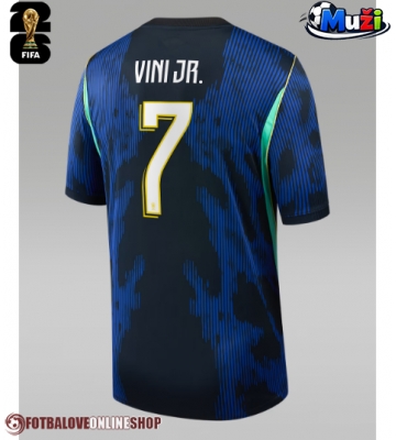 Brazílie Vinicius Junior #7 Venkovní Dres MS 2026 Krátkým Rukávem